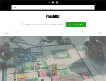 Tablet Screenshot of freshbizgame.com